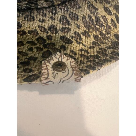 Peter Grimm Womens Cowboy Hat Straw Leopard Animal Print Rabbit One Size - Picture 3 of 6